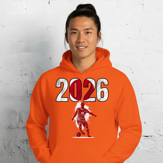 Japan World Cup 2026 Fitted Hoodie | Slick_Move_RD
