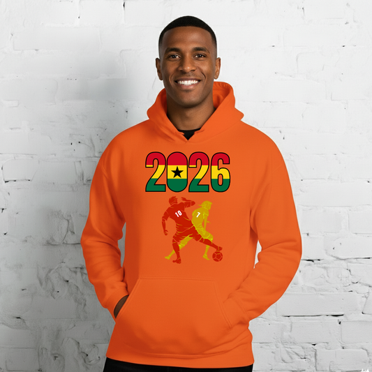 Ghana World Cup 2026 Fitted Hoodie | Smart_Tackle