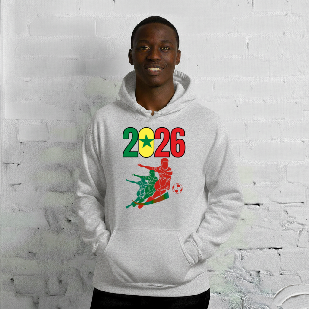 Senegal World Cup 2026 Fitted Hoodie | Rising_Jist