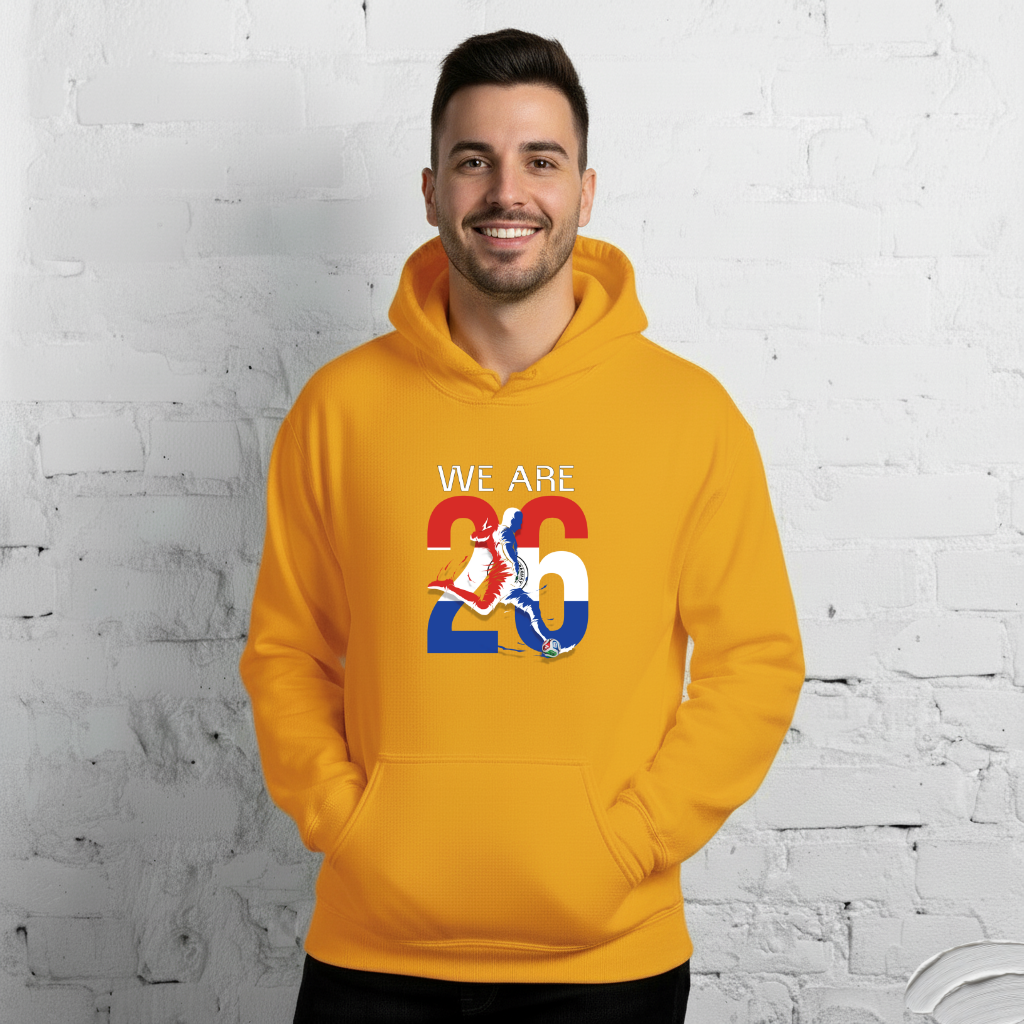 Paraguay World Cup 2026 Fitted Hoodie | We_Are_26