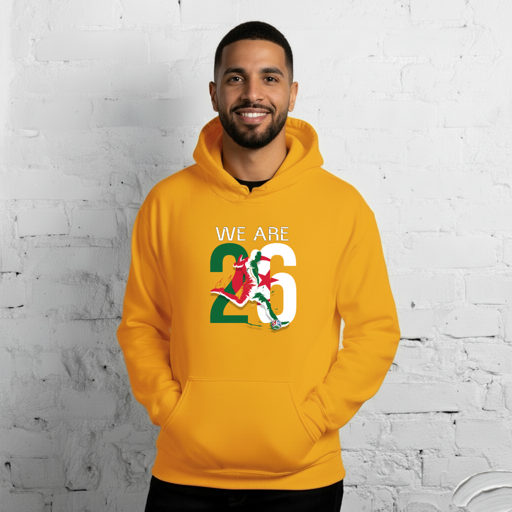 Algeria World Cup 2026 Fitted Hoodie | We_Are_26