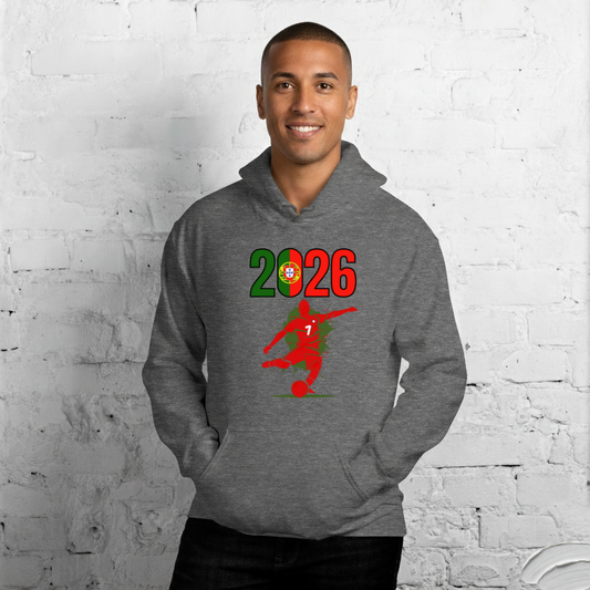 Portugal World Cup 2026 Fitted Hoodie | Let's Play_RD