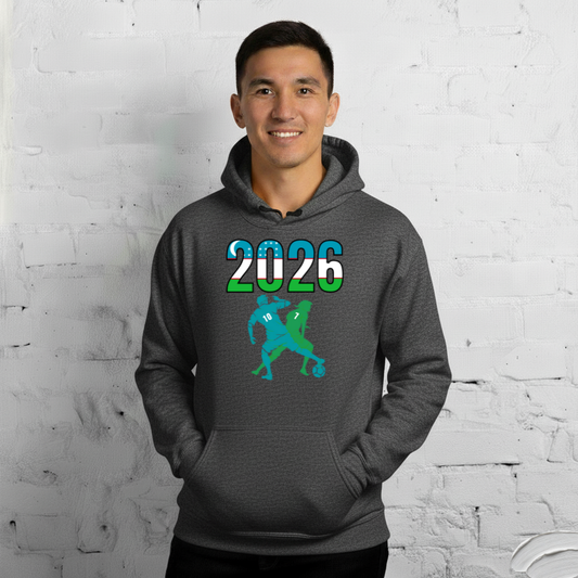 Uzbekistan World Cup 2026 Fitted Hoodie | Smart_Tackle