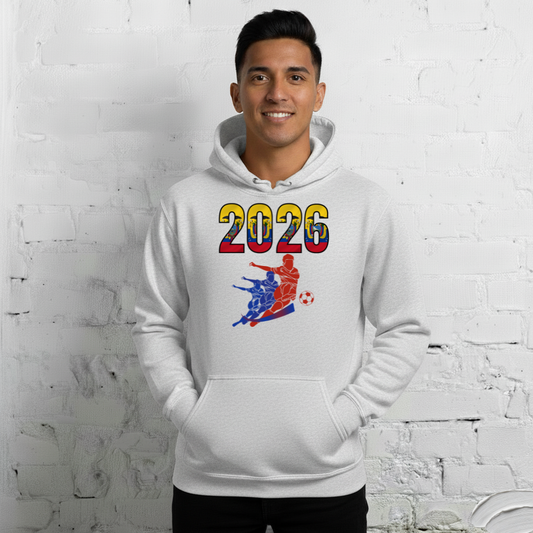 Ecuador World Cup 2026 Fitted Hoodie | Rising_Jist_RD
