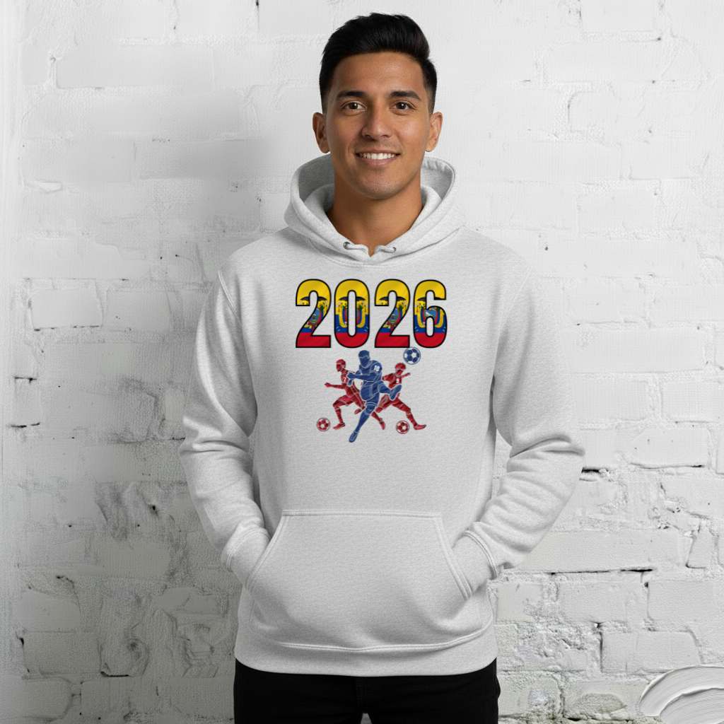 Ecuador World Cup 2026 Fitted Hoodie | Sprints_Trio