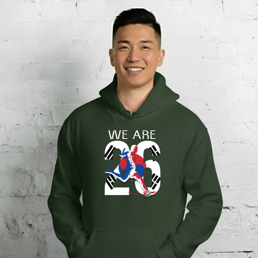 South Korea World Cup 2026 Fitted Hoodie | We_Are_26