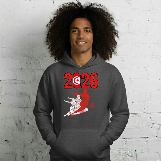 Tunisia World Cup 2026 Fitted Hoodie | Rising_Jist