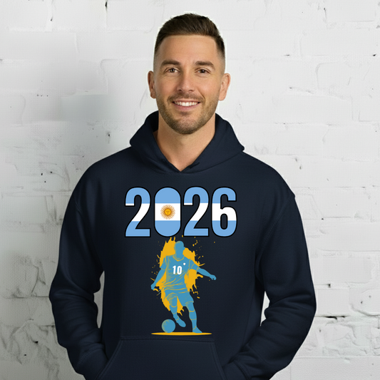 Argentina World Cup 2026 Fitted Hoodie | Slick_Move_LB