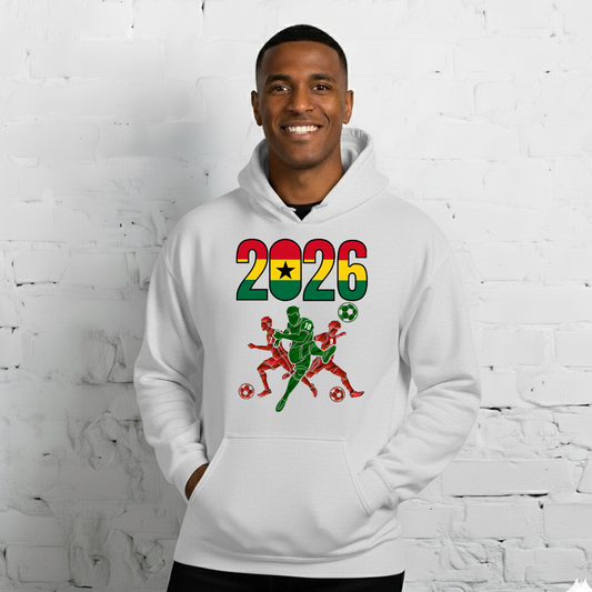 Ghana World Cup 2026 Fitted Hoodie | Sprints_Trio