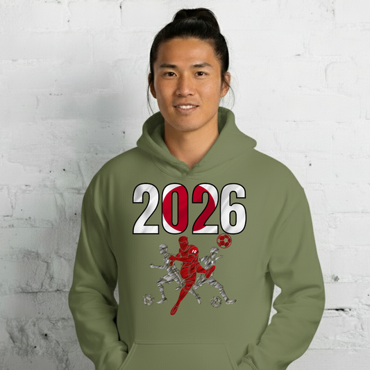 Japan World Cup 2026 Fitted Hoodie | Sprints_Trio
