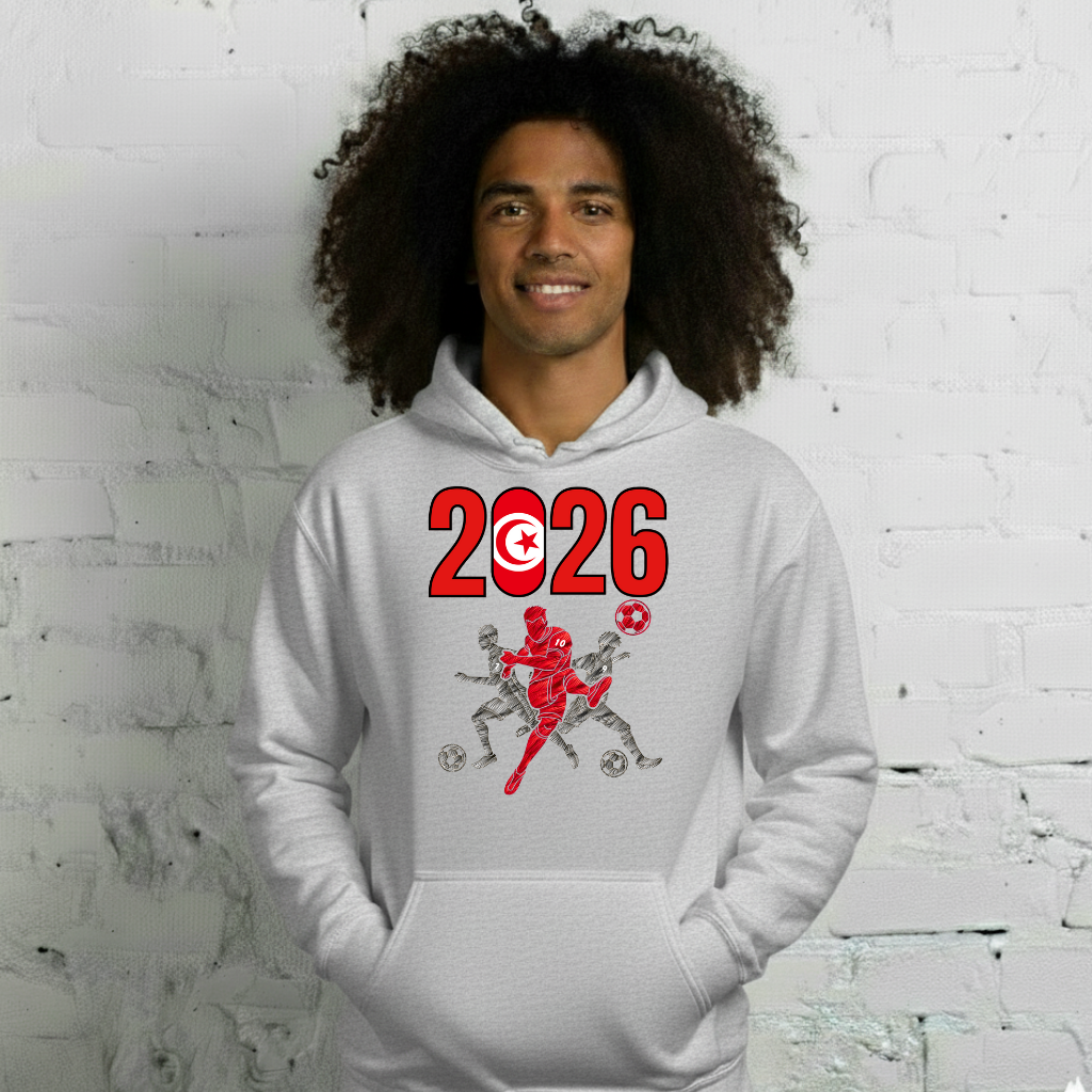 Tunisia World Cup 2026 Fitted Hoodie | Sprints_Trio