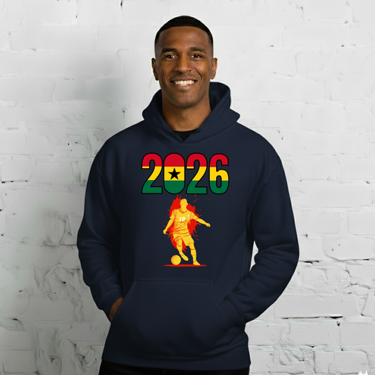 Ghana World Cup 2026 Fitted Hoodie | Slick_Movie