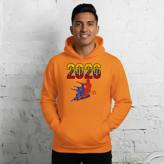 Ecuador World Cup 2026 Fitted Hoodie | Rising_Jist_RD