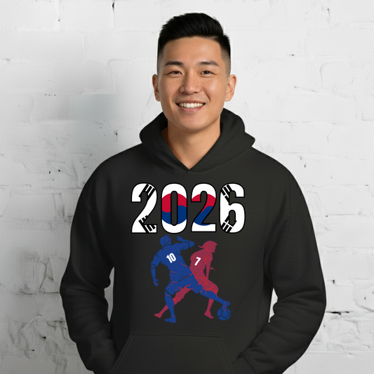 South Korea World Cup 2026 Fitted Hoodie | Smart_Tackle