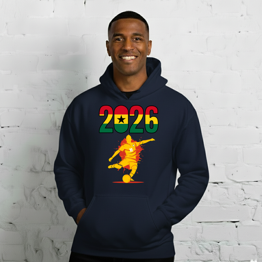 Ghana World Cup 2026 Fitted Hoodie | Let'sPlay_YL