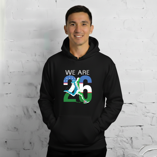 Uzbekistan World Cup 2026 Fitted Hoodie | We_Are_26