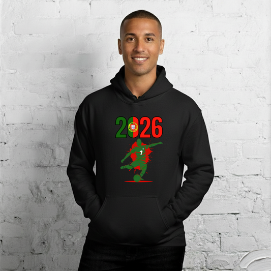 Portugal World Cup 2026 Fitted Hoodie | Let's Play_GR