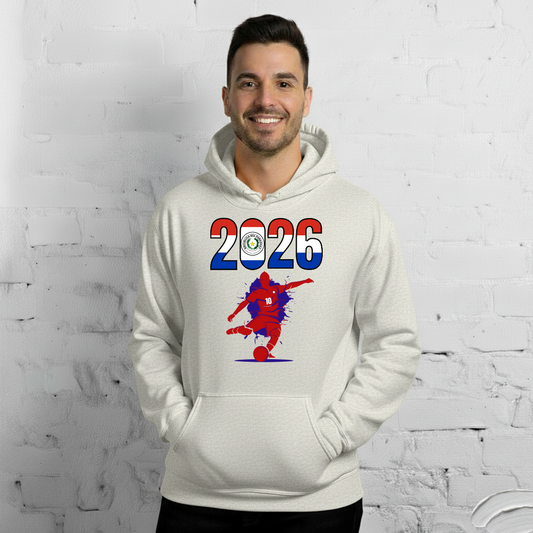 Paraguay World Cup 2026 Fitted Hoodie | Let's_Play_RD