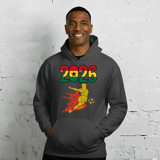 Ghana World Cup 2026 Fitted Hoodie | Rising_Jist