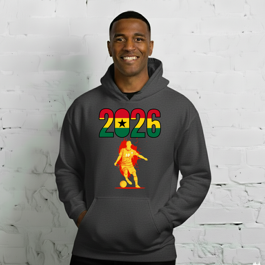 Ghana World Cup 2026 Fitted Hoodie | Slick_Movie