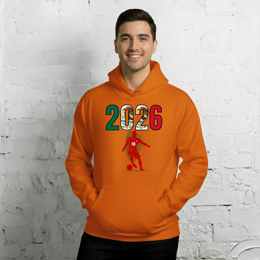 Mexico World Cup 2026 Fitted Hoodie | Slick_Move_RD