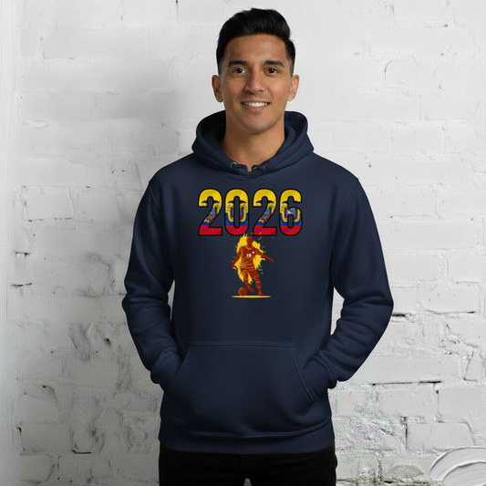 Ecuador World Cup 2026 Fitted Hoodie | Slick_Move_RD