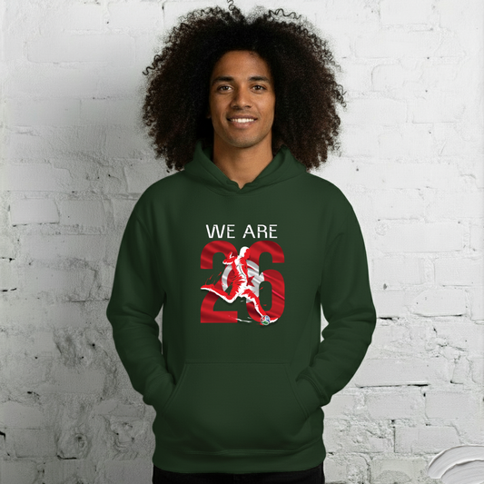 Tunisia World Cup 2026 Fitted Hoodie | We_Are_26