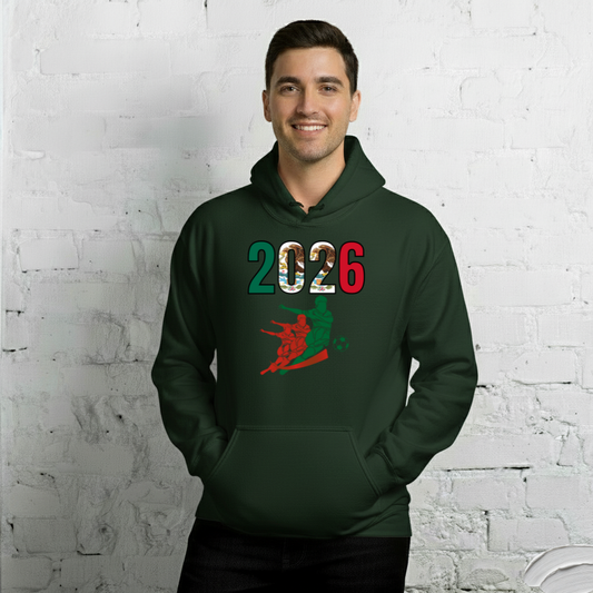 Mexico World Cup 2026 Fitted Hoodie | Rising Jist