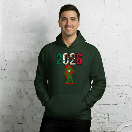 Mexico World Cup 2026 Fitted Hoodie | Slick_Move_GR