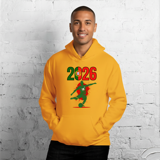 Portugal World Cup 2026 Fitted Hoodie | Let's Play_GR