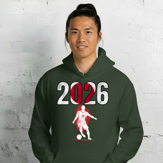 Japan World Cup 2026 Fitted Hoodie | Slick_Move_WH