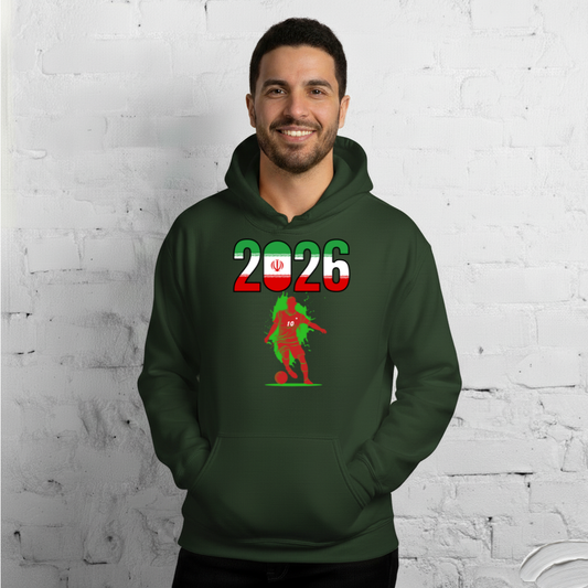 Iran World Cup 2026 Fitted Hoodie | Slick_Move_RD