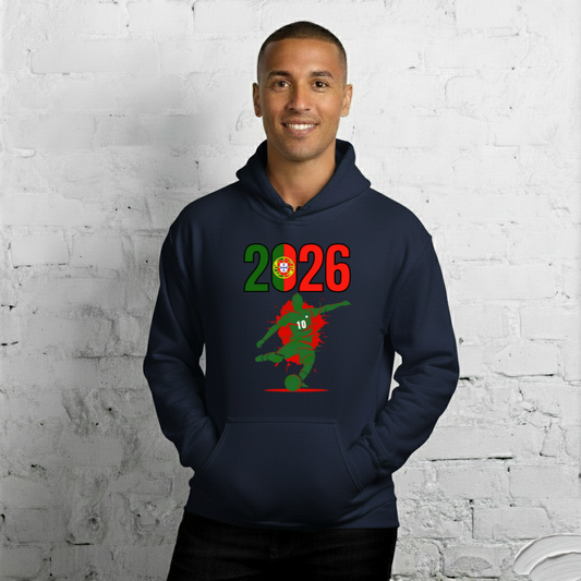 Portugal World Cup 2026 Fitted Hoodie | Let's Play_GR