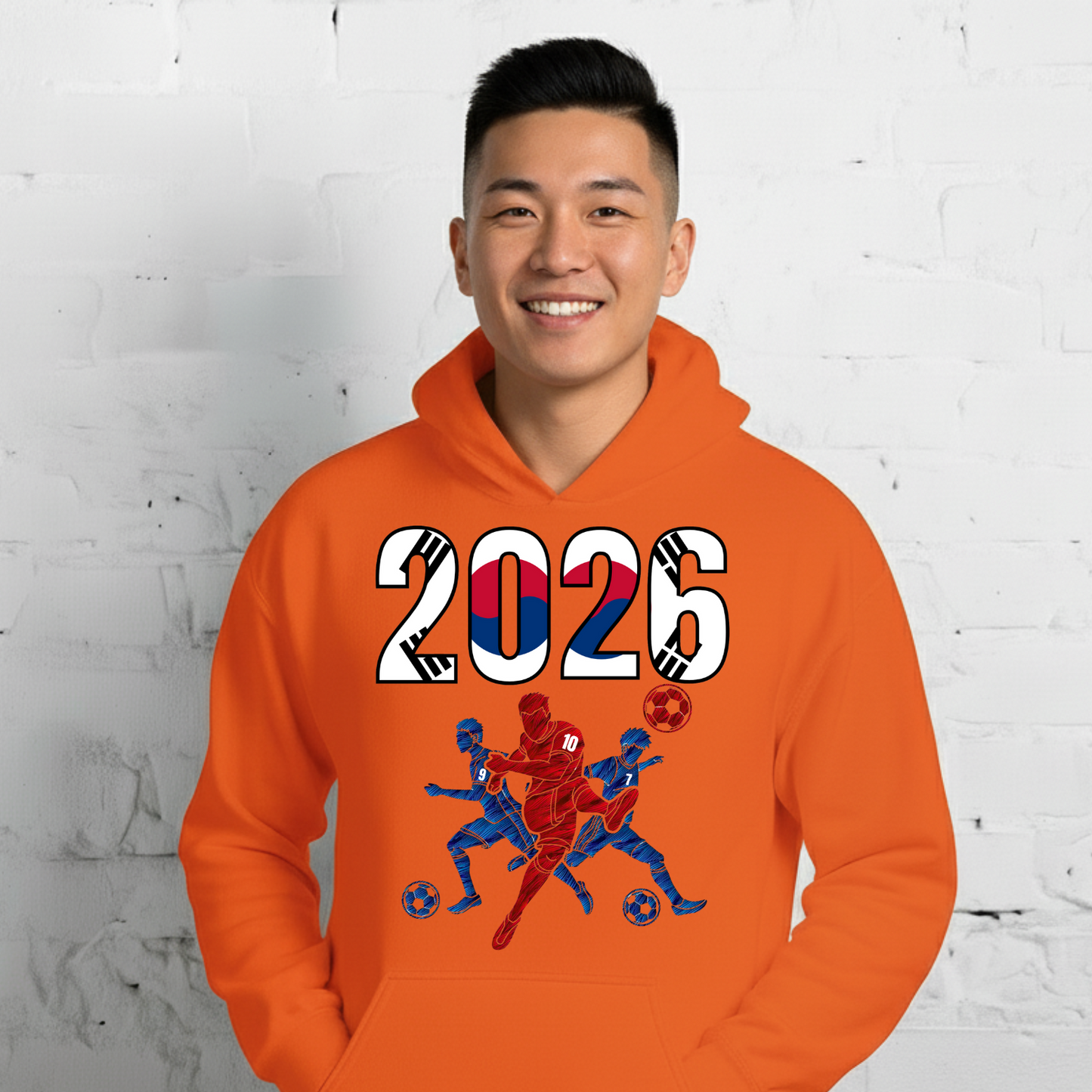South Korea World Cup 2026 Fitted Hoodie | Sprints_Trio