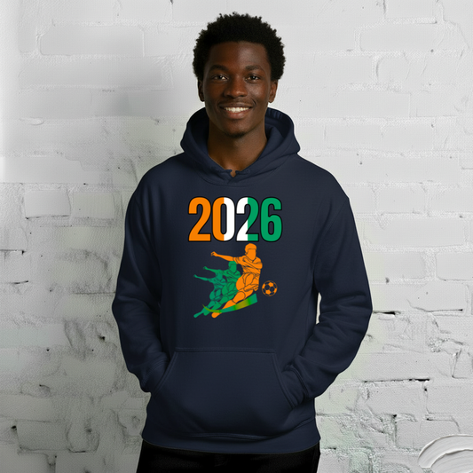 Côte d'Ivoire World Cup 2026 Fitted Hoodie | Rising Jist