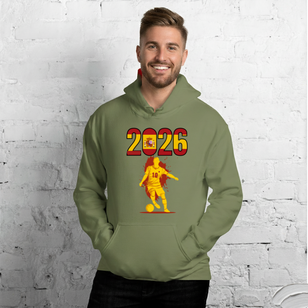 Spain World Cup 2026 Fitted Hoodie | Slick_Move_YL