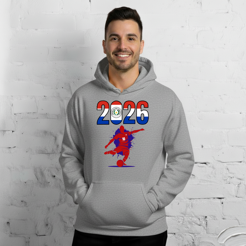 Paraguay World Cup 2026 Fitted Hoodie | Let's_Play_RD