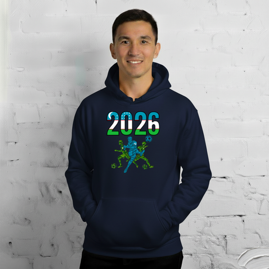 Uzbekistan World Cup 2026 Fitted Hoodie | Sprints_Trio