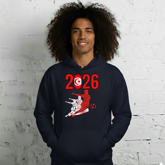 Tunisia World Cup 2026 Fitted Hoodie | Rising_Jist