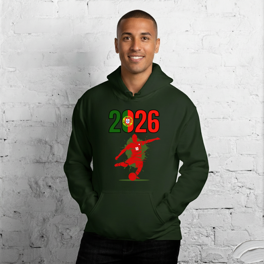 Portugal World Cup 2026 Fitted Hoodie | Let's Play_RD