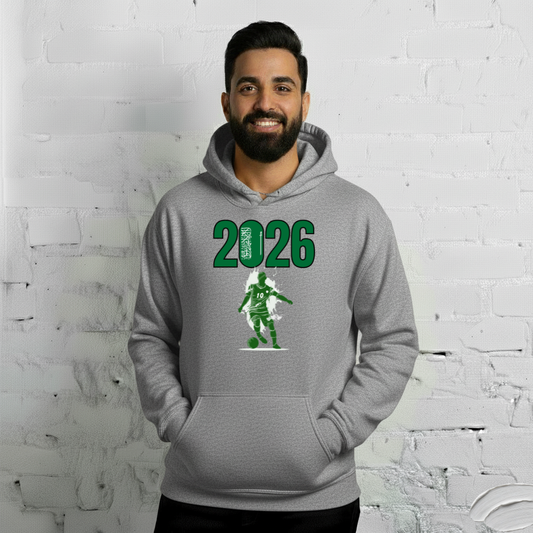 Saudi Arabia World Cup 2026 Fitted Hoodie | Slick_Move