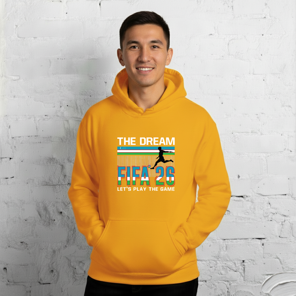 Uzbekistan World Cup 2026 Fitted Hoodie | The_Dream