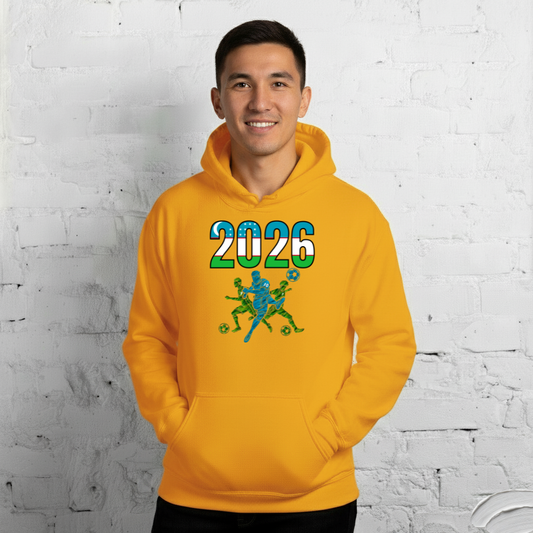 Uzbekistan World Cup 2026 Fitted Hoodie | Sprints_Trio