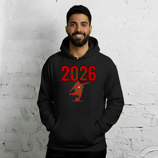 Morocco World Cup 2026 Fitted Hoodie | Let's_Play