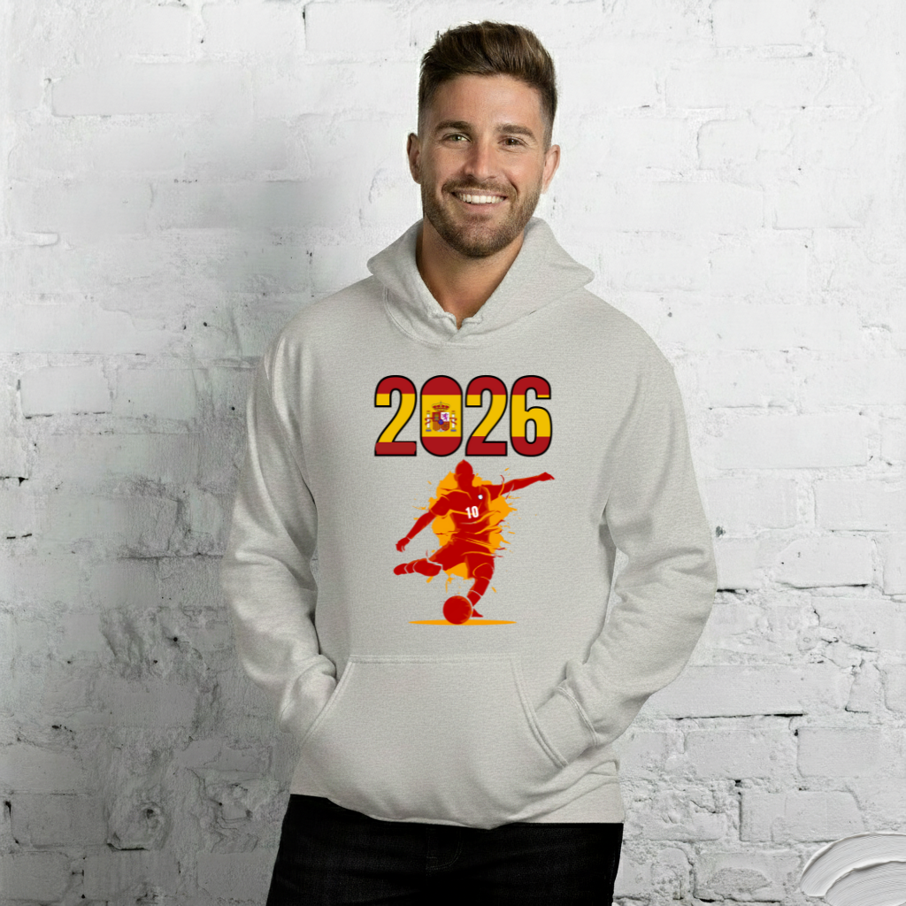 Spain World Cup 2026 Fitted Hoodie | Let's Play_RD