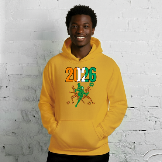 Côte d'Ivoire World Cup 2026 Fitted Hoodie | Sprints_Trio