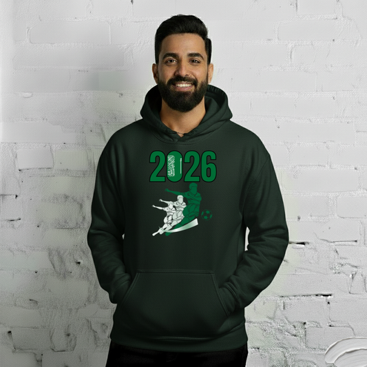 Saudi Arabia World Cup 2026 Fitted Hoodie | Rising_Jist