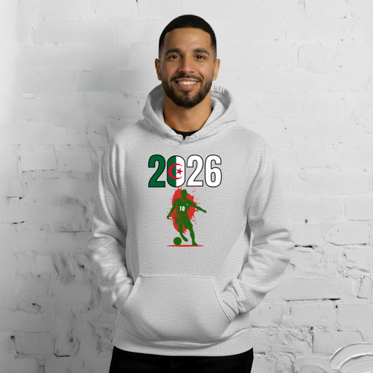 Algeria World Cup 2026 Fitted Hoodie | Slick_Move_GR