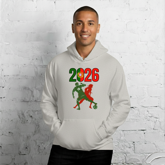 Portugal World Cup 2026 Fitted Hoodie | Smart_Tackle