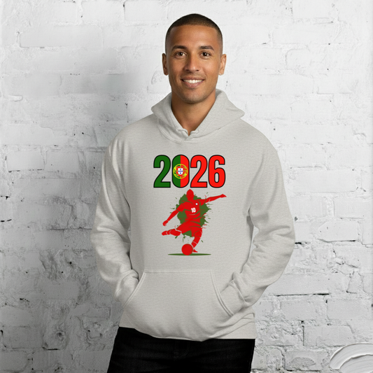 Portugal World Cup 2026 Fitted Hoodie | Let's Play_RD